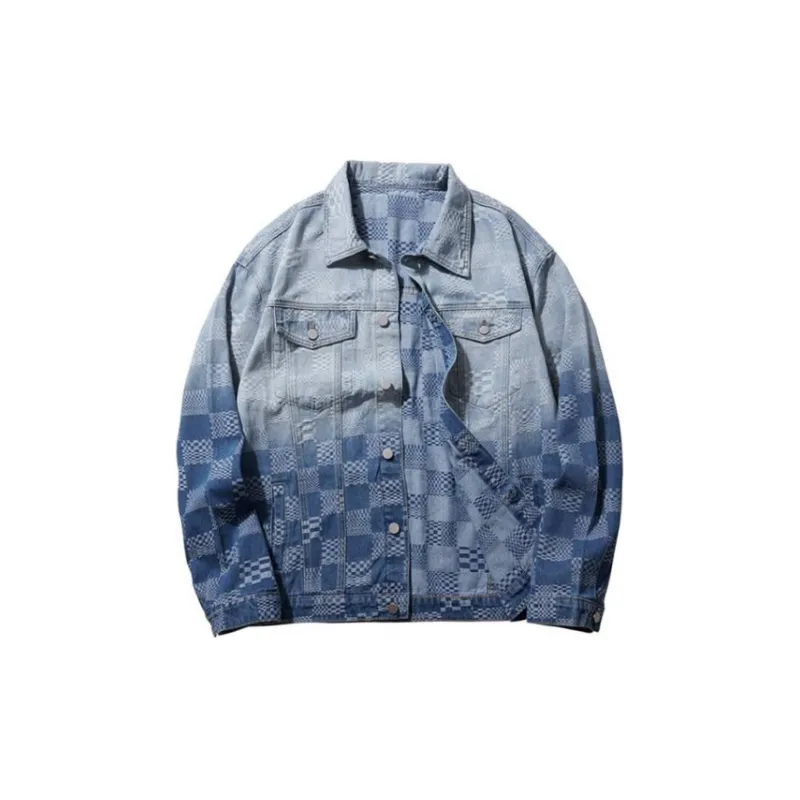 Denim Jacket Plus Size Distinctive-0