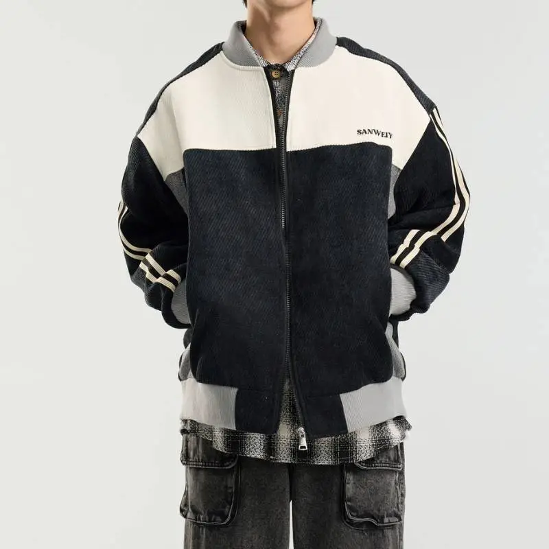 Fashion Softness Casual Baseball Jersey-2