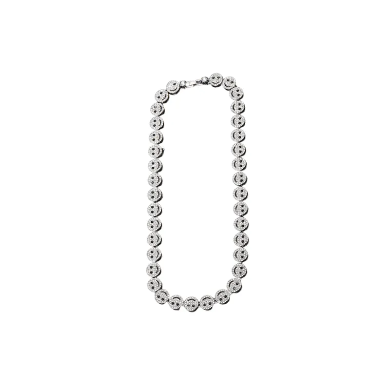 Hip Hop Smiley Face Cuban Necklace