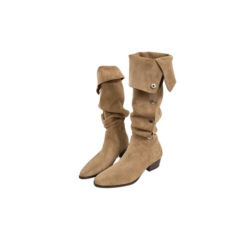 Retro Basics Knee High Boots
