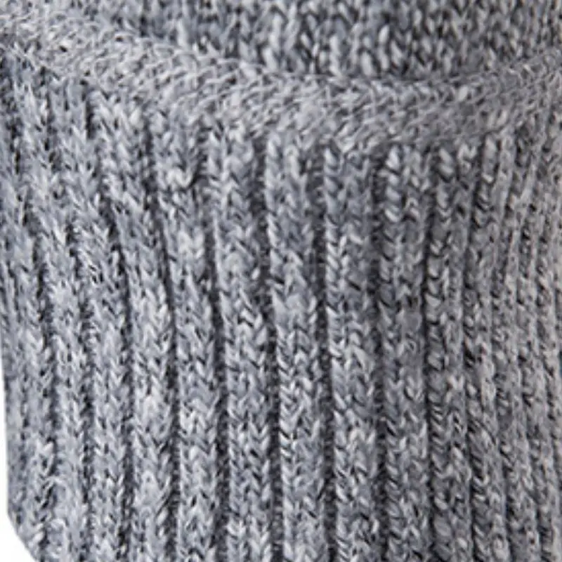 Fashionable Plain Cotton Blended Fabric Knitwear-12
