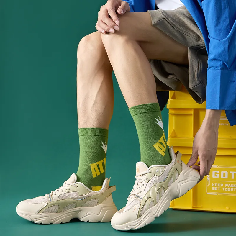 Casual Sporty Cotton Mid Calf Sock-6