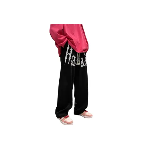 Casual Straight Leg Knit Sweatpants