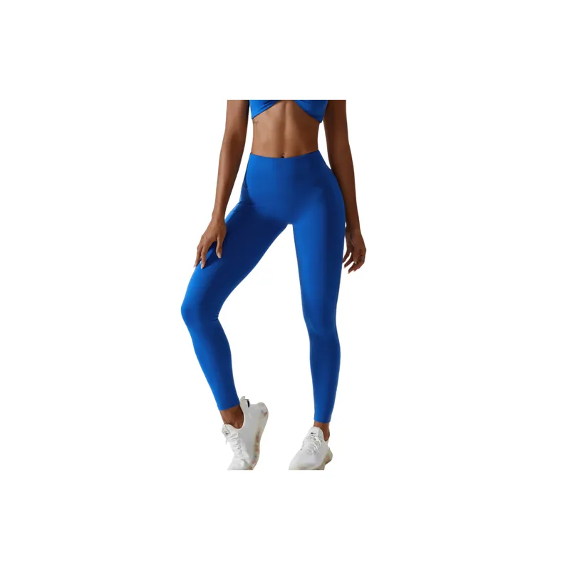 Sporty Simple Nylon Spandex Blend Leggings Women-12