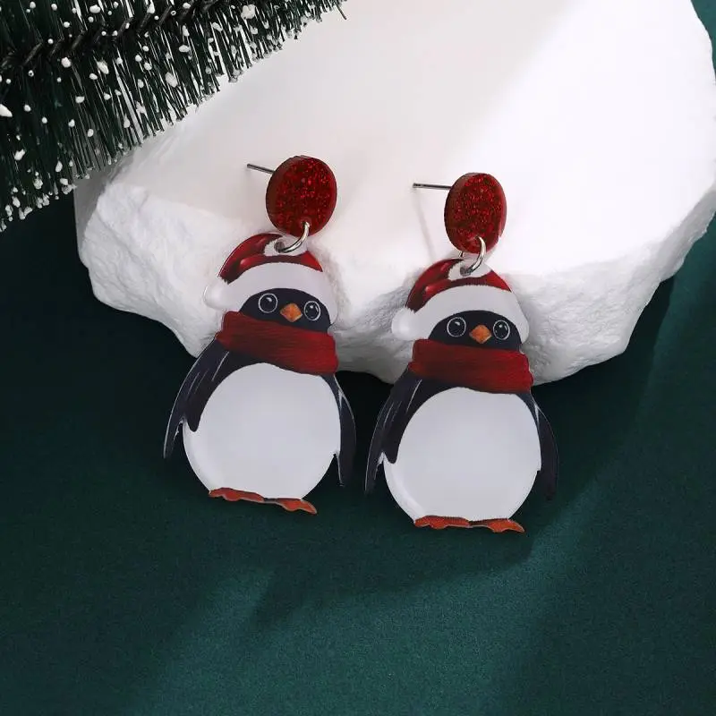 Cute Christmas Anima Earring-2