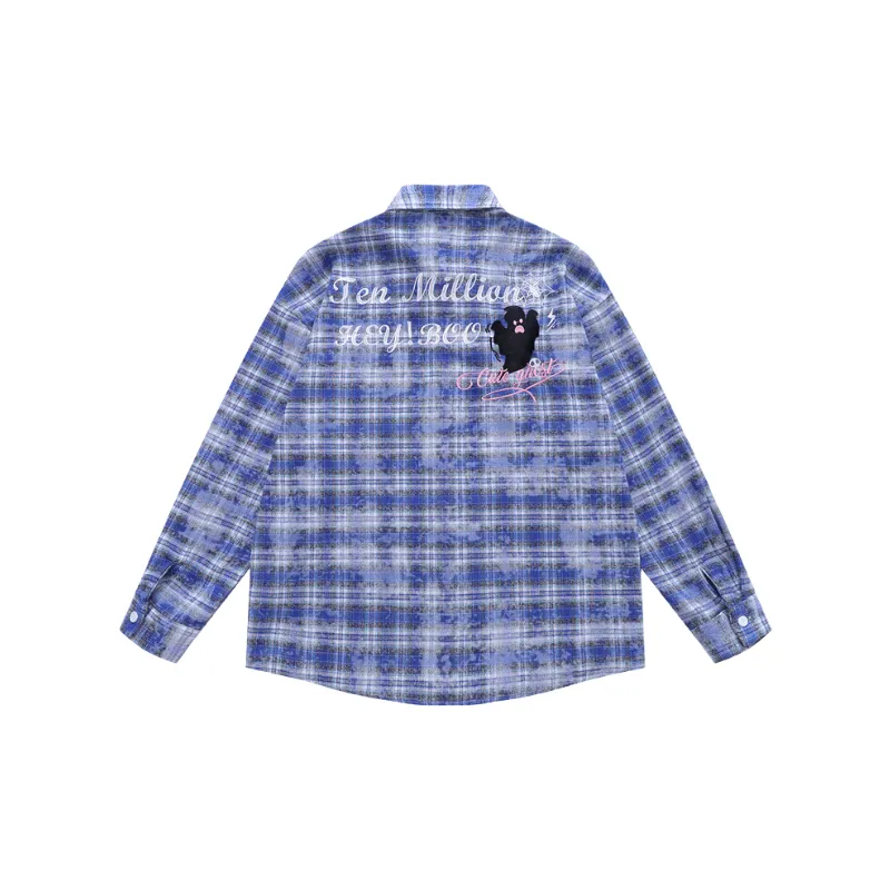 Retro Simple Linen Blend Fabric Shirt-1