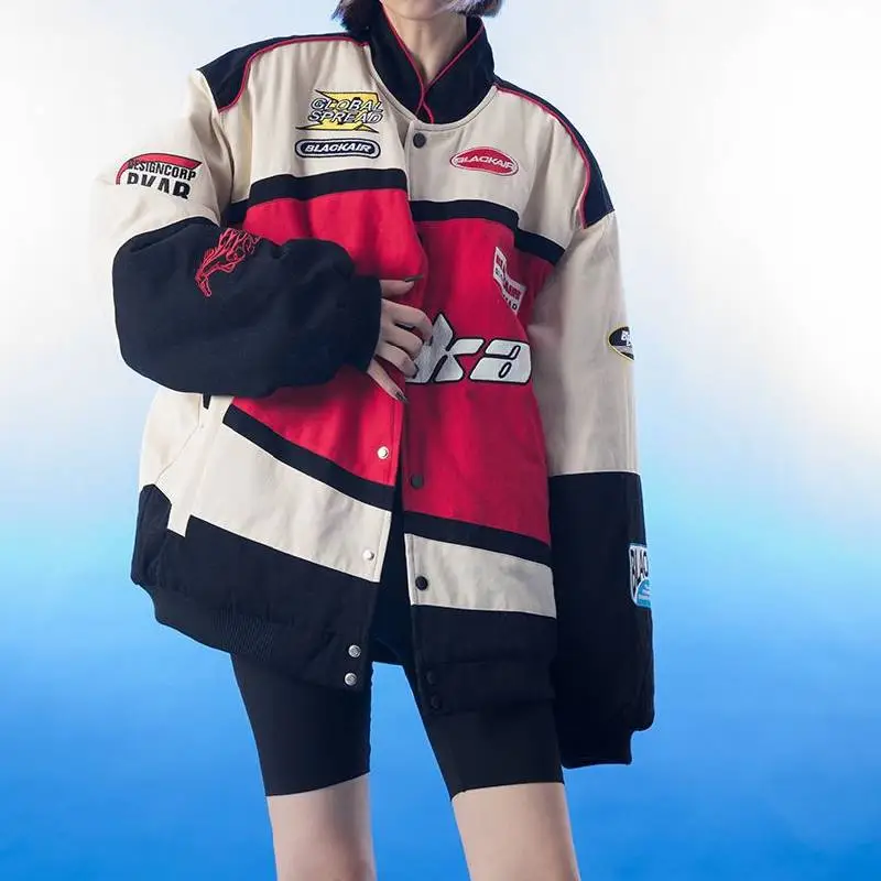 Fashionable Loose Polyester Jacket-6