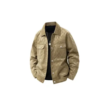 Retro Plain Corduroy Jacket