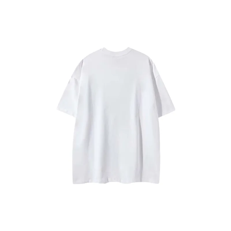 Fashionable Loose Cotton Blended Fabric T Shirt-3