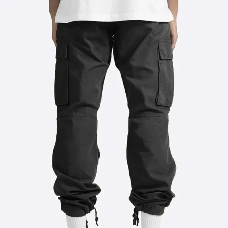 Fashionable Casual Polyester Cargo Pants-6
