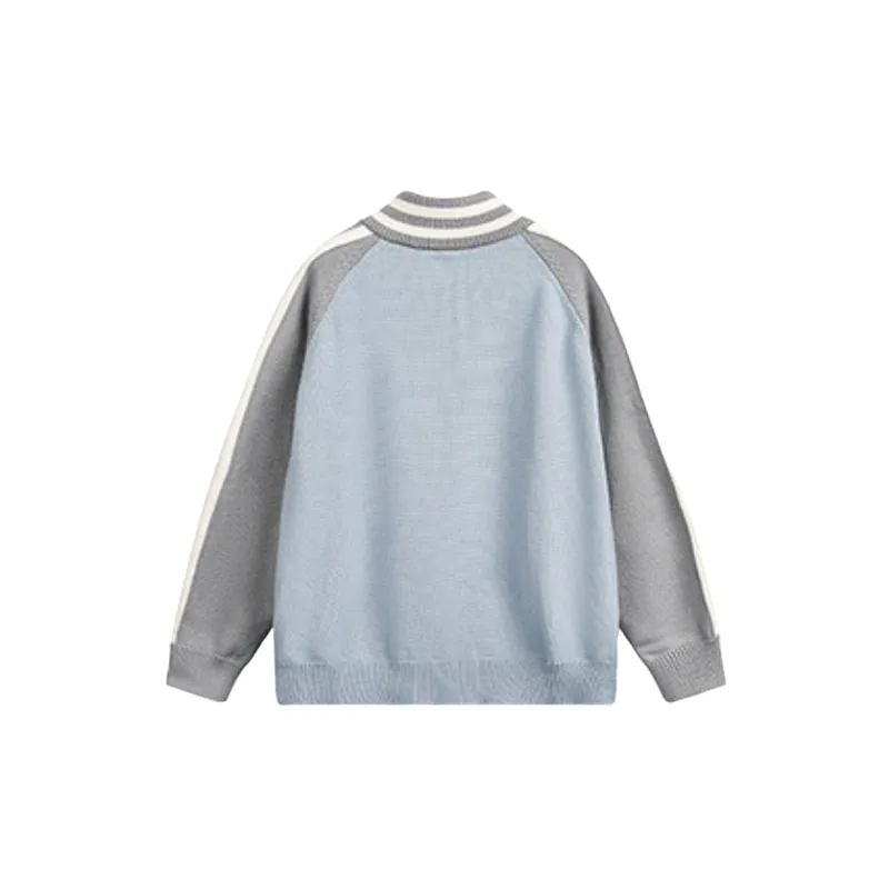 Fashionable Color Contrast Loose Sweater-3