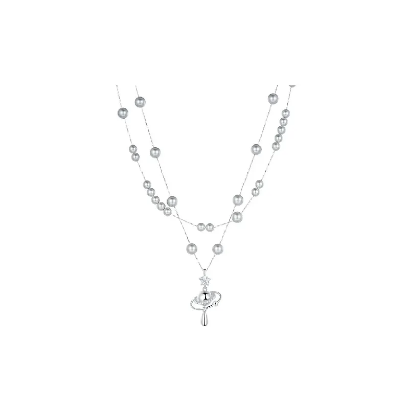 Glamorous Pearls Necklace-0