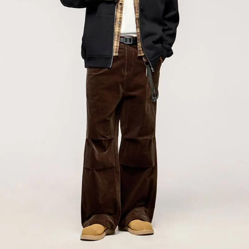 Basics Loose 100% Cotton Casual Pants-14
