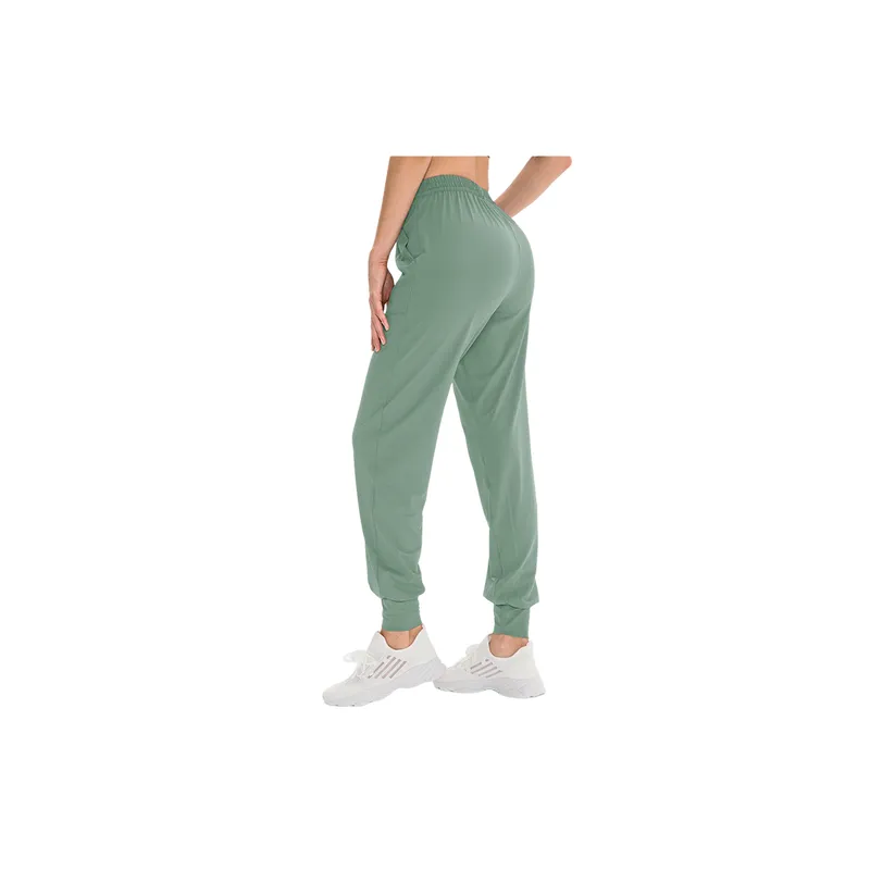 Casual Simple Polyester Sports Pants Women-7
