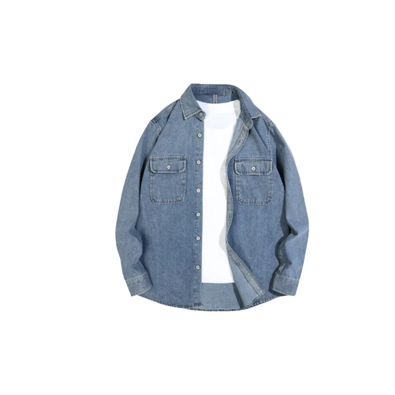 Retro Casual Denim Jacket-4