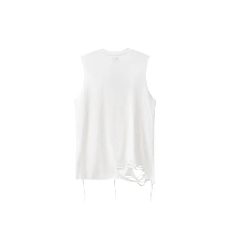 Fashionable Casual 100% Cotton Vest-3