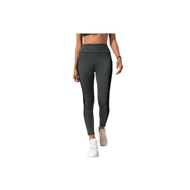 Fashionable Sporty Polyester Casual Pants Women-0