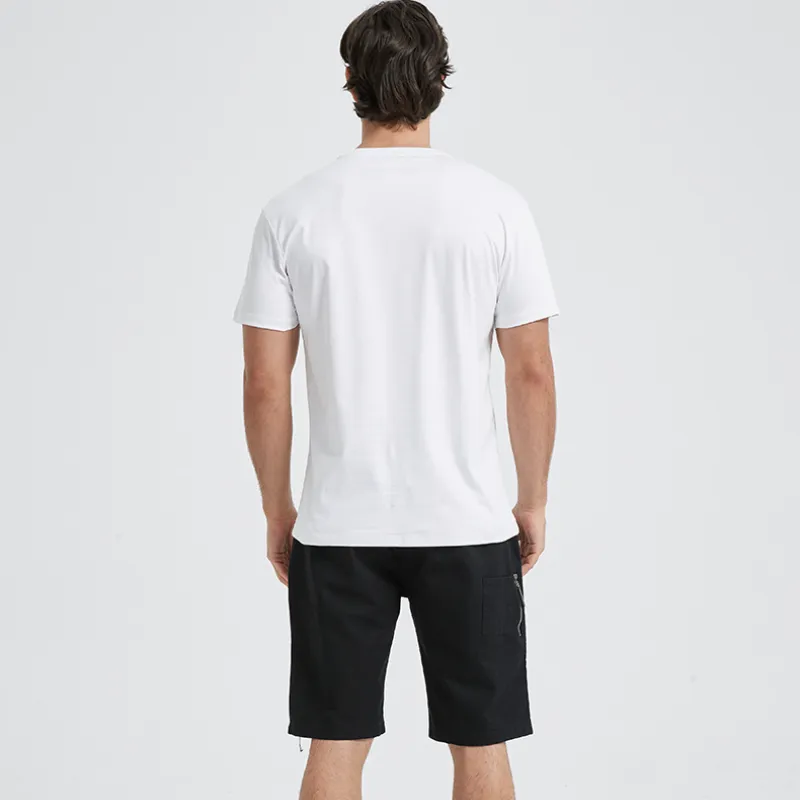 Simple Plain Cotton T Shirt Unisex-3