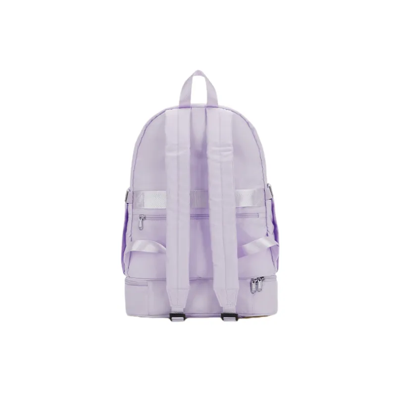 Sporty Plain Backpack Unisex-1