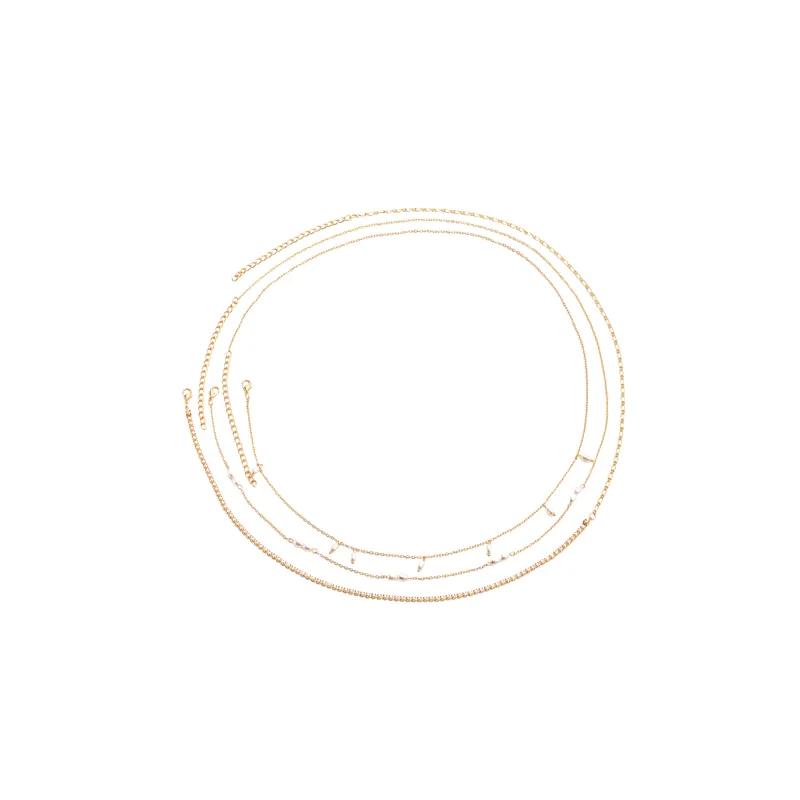 Simple Pearls Waist Chain-3
