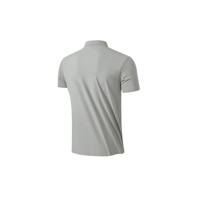 Loose Breathable Blended Synthetic Fabrics Polo Unisex-1