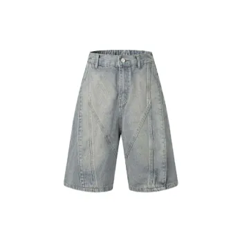 Street Distress Denim Shorts