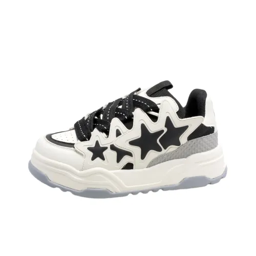 New Tide Style Elevated Thick soled Star Board Shoes