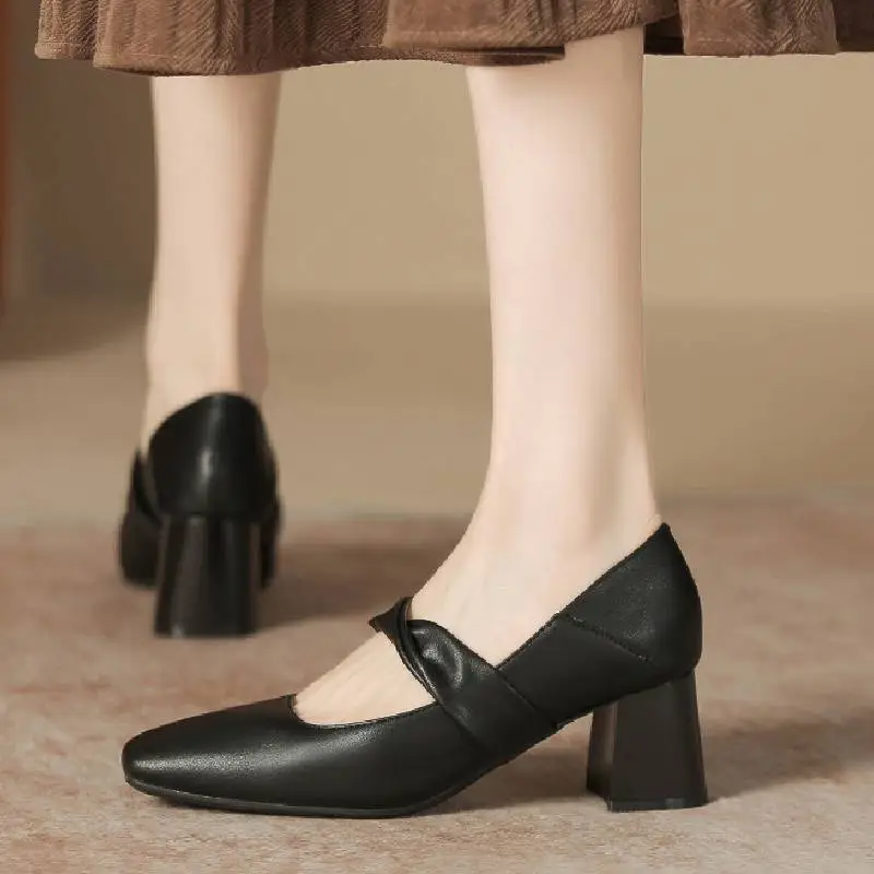 Funky Simple Mary Jane Shoes-6