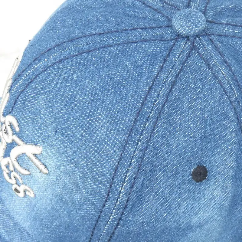 Denim Fashion Casual Peaked Cap-1