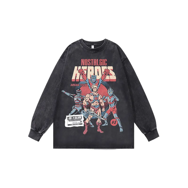 Street Fashion Cotton Sweatshirt-0