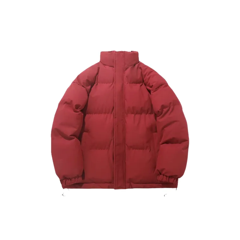 Simple Loose Polyester Quilted Jacket-12