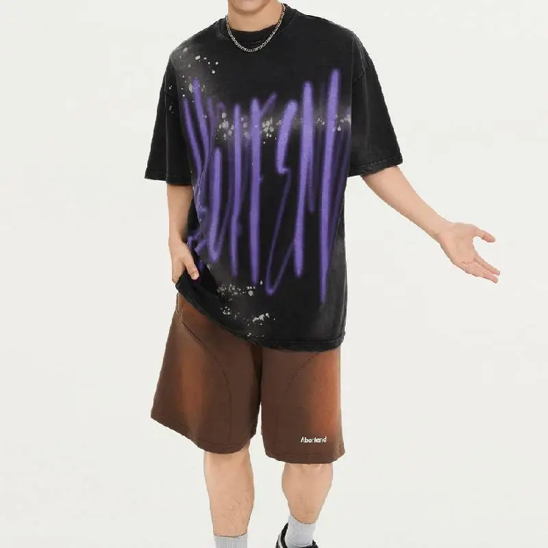 Retro Print T Shirt-3