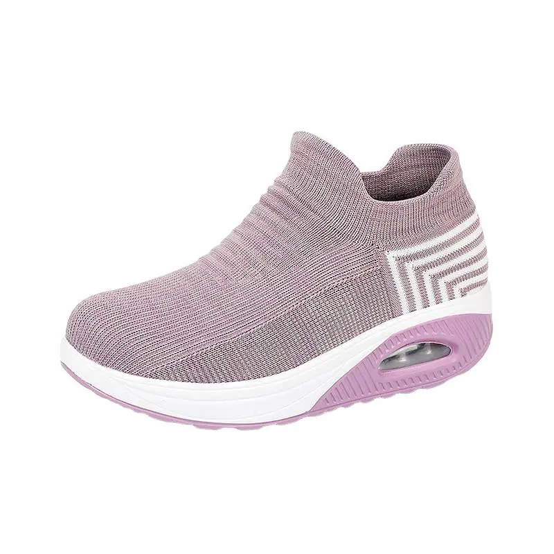 Simple Breathable Slip On Shoes-3