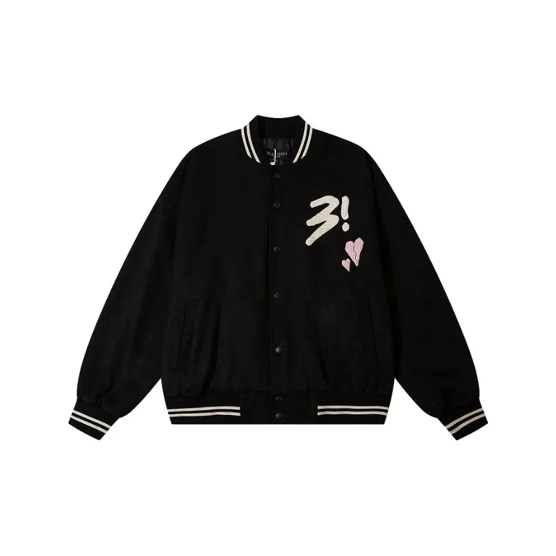 Fashionable Loose Baseball Jersey-2