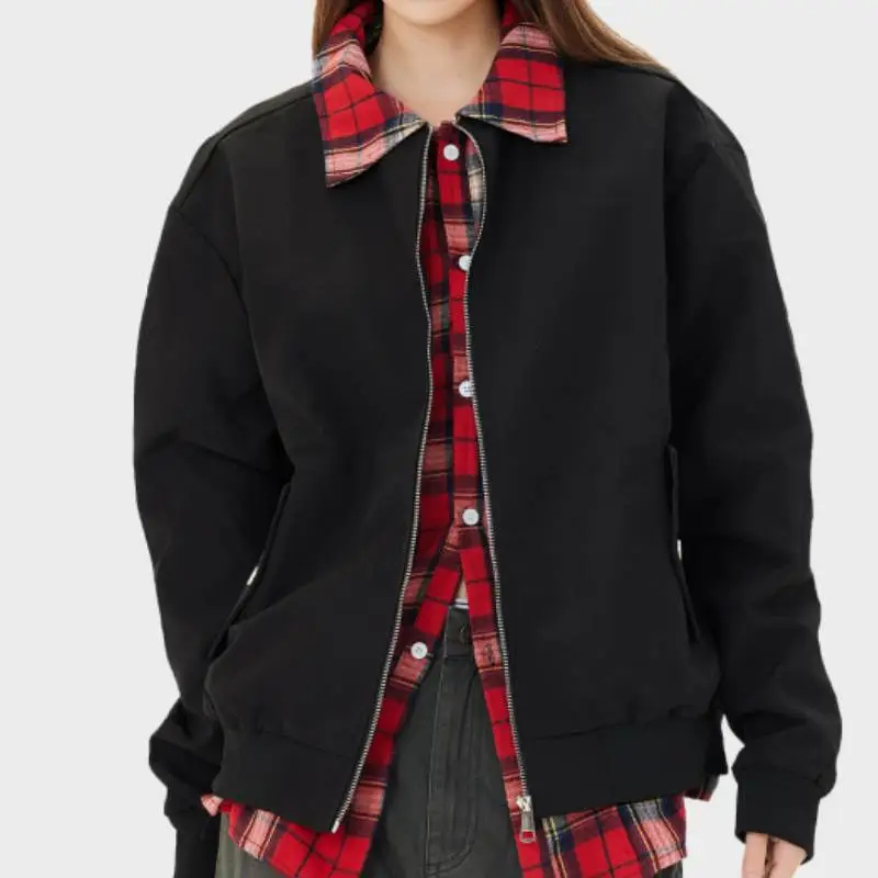 Basics Plaid Jacket-7