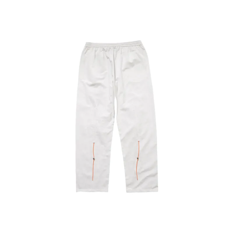Loose Drawstring Reflective Solid Color Casual Pants-1