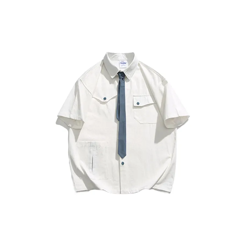 Couple Short Sleeved Shirt-2