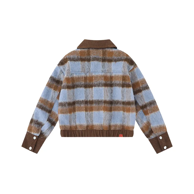 Retro Plaid Jacket Women-3