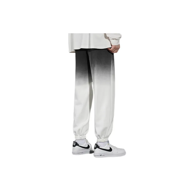 Simple Color Gradient Casual Pants-1