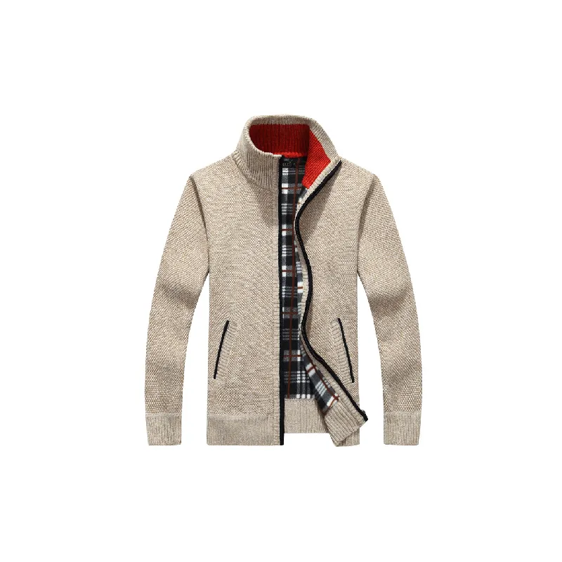 Casual Zipper Sweater-6