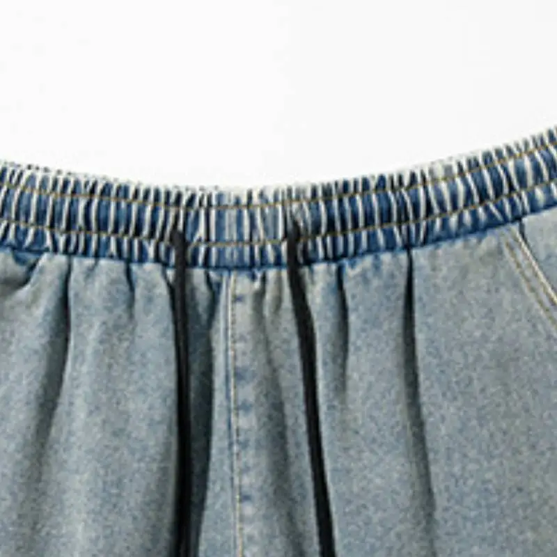 Casual Retro Denim Shorts-5