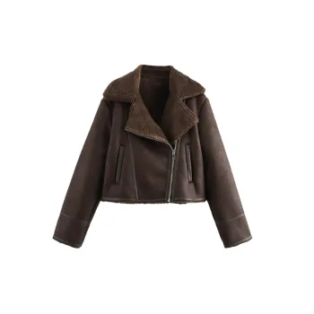Fashionable Warm Polyester Jacket Women
