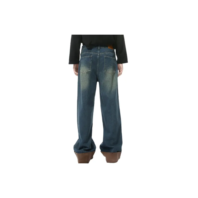Fashionable Straight Leg Jeans Women-2