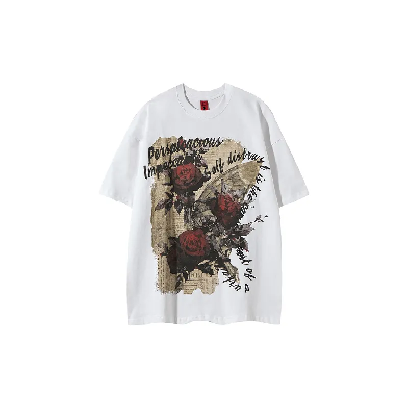 Fashion Print 100% Cotton T Shirt-6