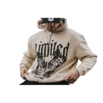 Printed Loose Hoodie