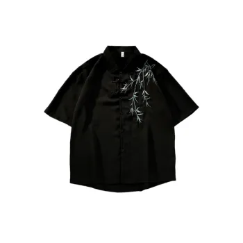 Loose And Versatile Knot Pattern Printed Design Trendy Shirt