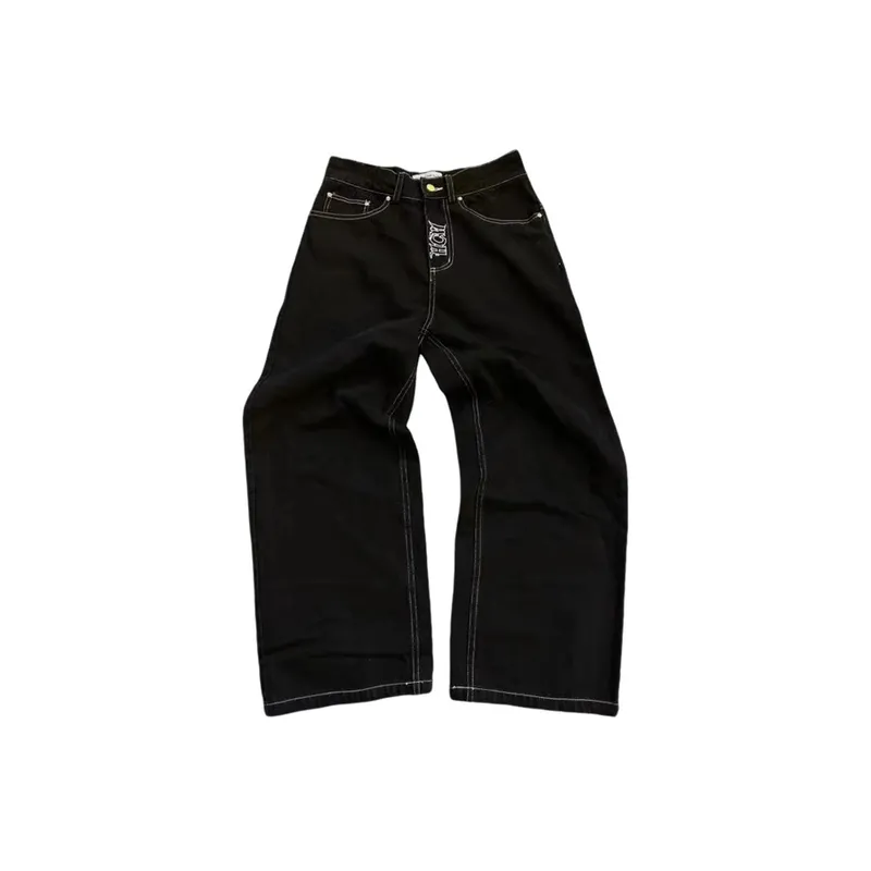 Retro Hip Hop Casual Jeans-0