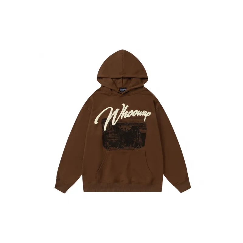 New Arrival Cross Loose Retro Maillard Top-0