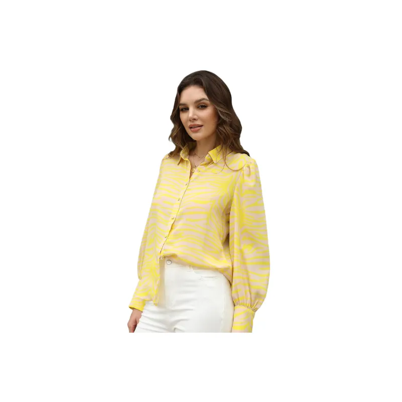 Street Fashionable Polyester Shirt Women-2