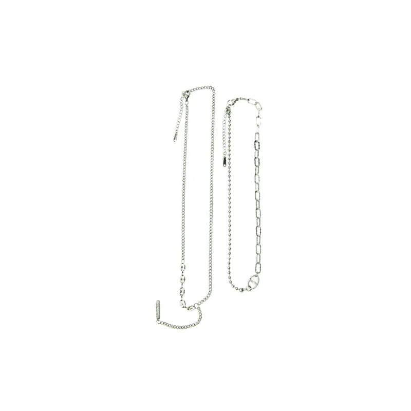 Trendy Double Layer Necklace-0